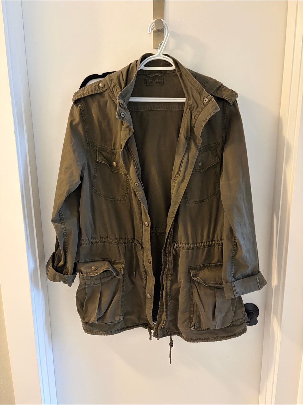 Talula dare I say “vintage” Utility Jacket - Olive Green